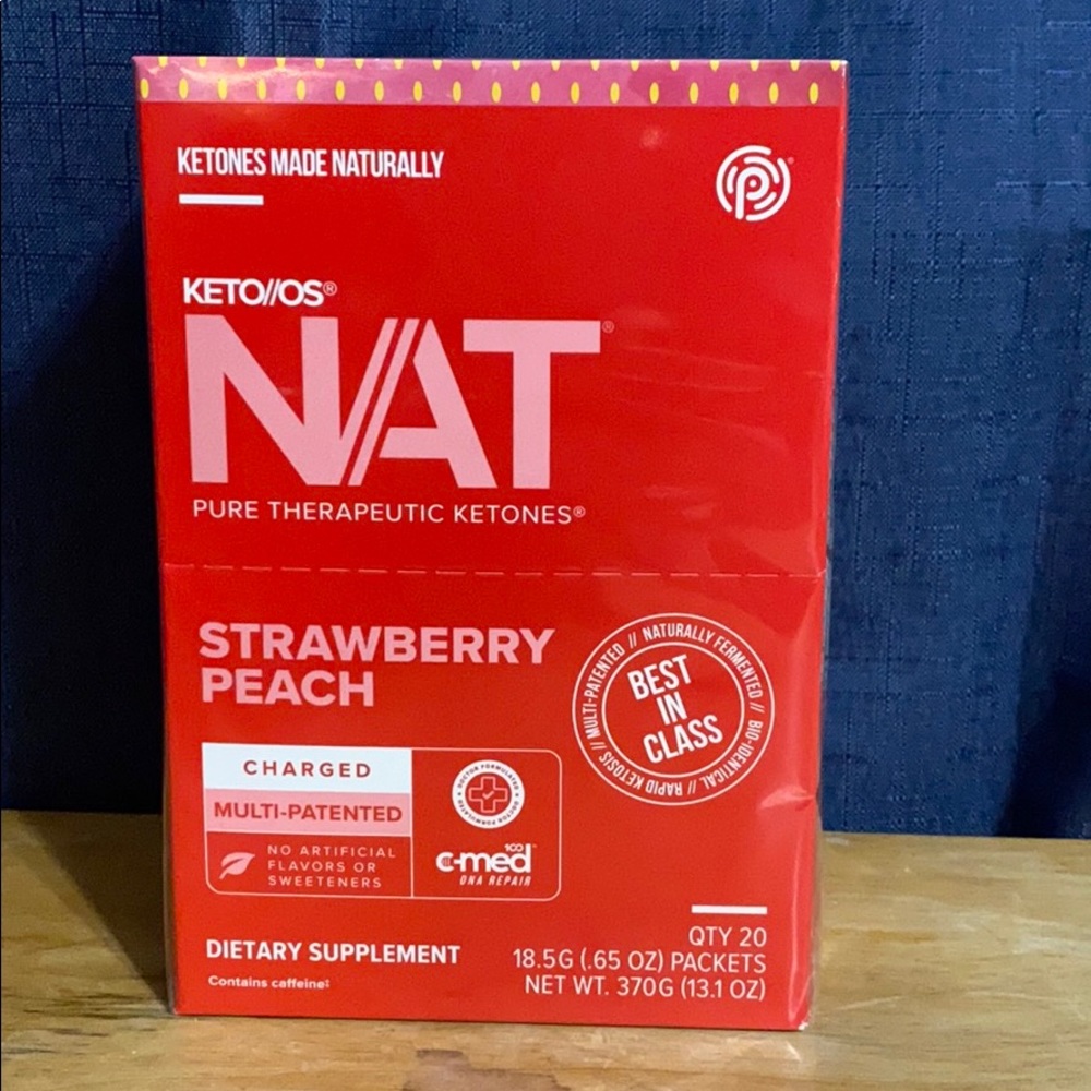 Pruvit Keto//OS Strawberry Peach Ketones